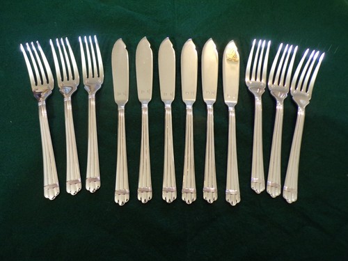 Christofle aria fischbesteck - fischbesteck, 6