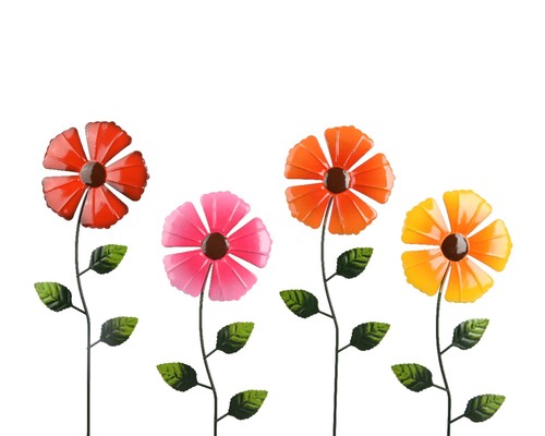 Dekofigur blume 55cm metall - blume,
