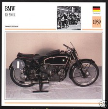 1939 BMW RS 500cc K Schorsch