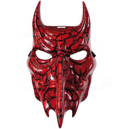 Fries halbmaske teufel rot - fries,