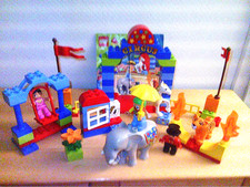 Lego duplo -Set 10504- Erster Zirkus -komplett -62 Teile + Anleitung -Topzustand