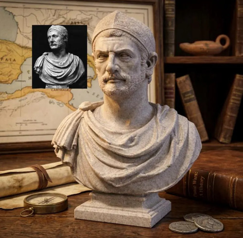 Hannibal barca büste - barca,