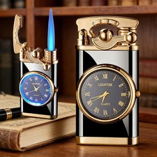 Feuerzeug mit Uhr