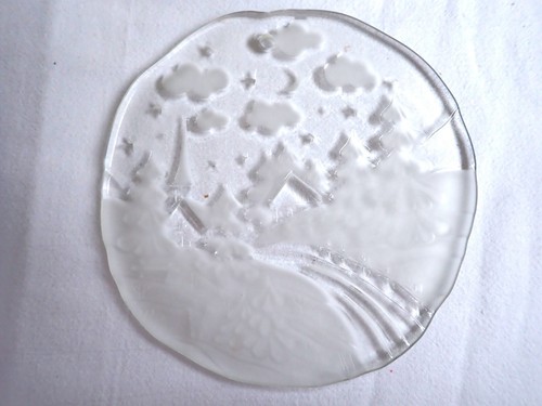 Schönes fensterbild aus glas - fensterbild,