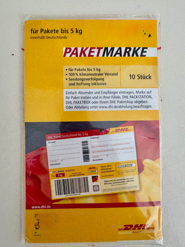 Dhl paketmarken bis 5 kg - x,