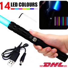 77cm Star Wars FX Lichtschwert Laserschwert mit Soundeffekten 14 Farben RGB LED 