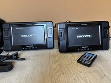 Audio Scott TSX 712 Twin Monaco, Portabler DVD Player mit 2 x 7 Zoll.
