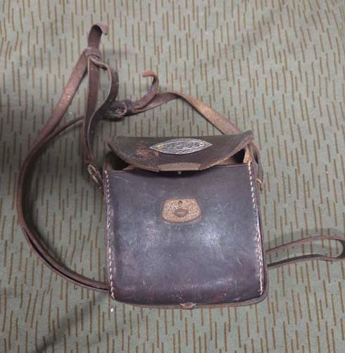 Ledertasche mit opel logo - mit,