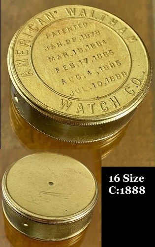 1888 waltham taschenuhr - waltham,
