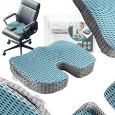 Sitzkissen aus Memory Foam - Orthopädisches Kissen für Sessel, Autositz, Stuhl