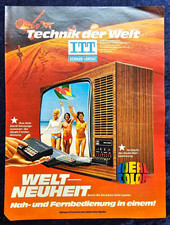 ITT Schaub Lorenz WELTNEUHEIT! Nah-und Fernbedienung  originale Werbung aus 1976