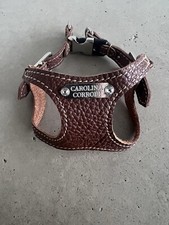 Hundegeschirr Leder Strass Carolina Corroni Brustgeschirr Chihuahua XS-S