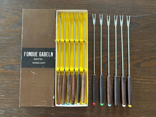 Fonduegabeln 60er 70er - 12,