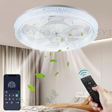 Deckenventilator mit Beleuchtung Fernbedienung LED Deckenlampe Schlafzimmer DHL