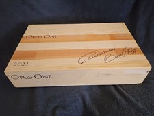 6er Weinkiste Holzkiste OHK Opus One mD USA Kalifornien Deko Box Aufbewahrung