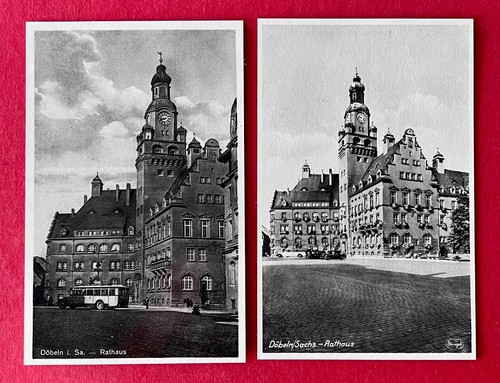 Döbeln um 1935 rathaus - 2,