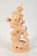 C25B20- Figur Bayerischer Wappenlöwe Holz geschnitzt