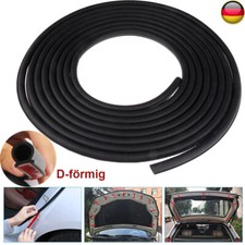 5M Auto Tür Gummidichtung Gummiprofil D-förmig Türdichtung Autotür Kantenschutz