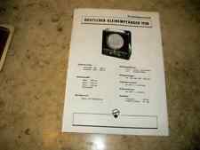 Volksempfanger Kundendienstschrift DKE 38 Volksempfänger