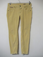 120/8 Herrlicher Damen Cord Hose Gr.W31 senf stretch Feincord Touch Cropped Hose