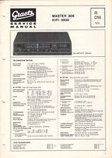 GRAETZ - Master 306 Hifi 3800 - Service Information Schaltplan - B6916