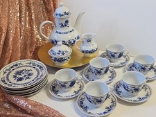 Ilmenau Graf von Henneberg Kaffeeservice Zwiebelmuster Echt Cobalt – Einzelteile