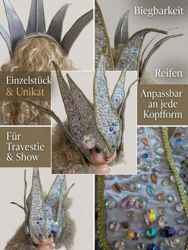Travestie unikat show haube - show,