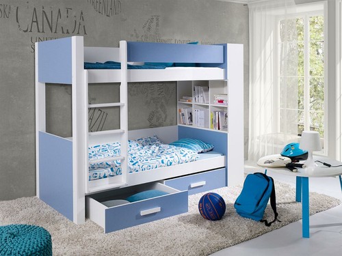 Hochbett bamisio jugendbett - hochbett,