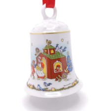 Hutschenreuther Weihnachtsglocke 2003 Ostseeinsel Christmas Bell OVP