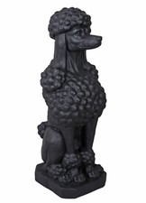 Hundefigur Gartenfigur Pudel