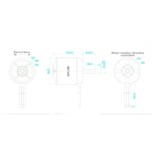 6374 brushless motor - 6374, mit