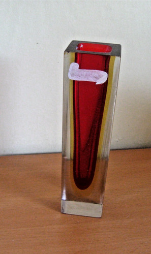 Murano glass vase - vase, mit