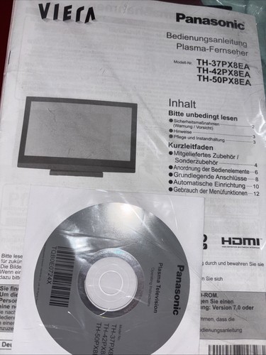 Panasonic 42px8ea plasma tv - panasonic, plasma-tv