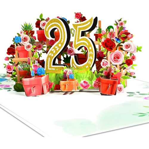 Geburtstagskarte jahre 3d - geburtstagskarte, 25