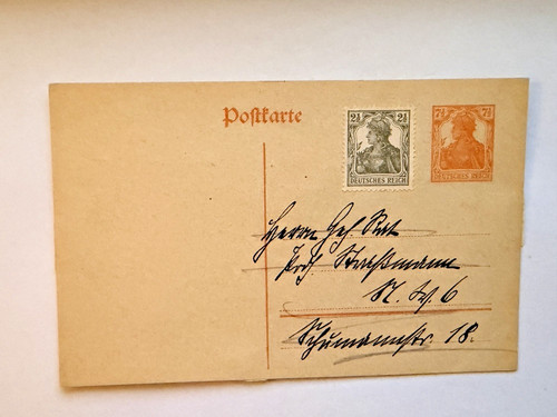 Deutsches reich ganzsache - reich,