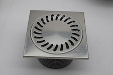 MCH Duschablauf Badablauf Bodenablauf Edelstahlrost 150x150mm DN 110 (386 F)