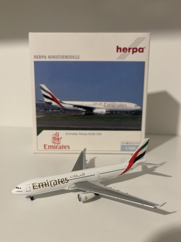 Herpa wings 500 emirates - herpa, 1:500