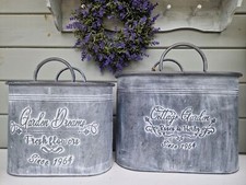 Pflanzkübel Zink Cottage Oval