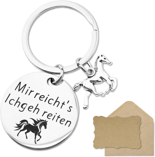 Schlüsselanhänger pferd mit - schlüsselanhänger,