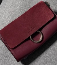 Chloé Faye Clutch Bordeaux