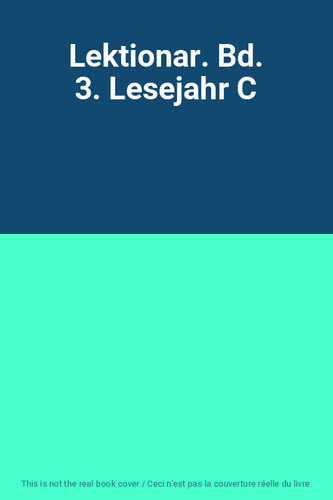 Lektionar lesejahr c - 3.,