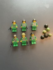 Lego 6 Soldaten Grün Mit