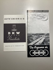 Reprint 1939 Programm Auto