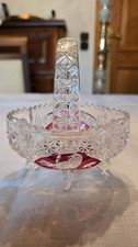✨ Kristall Schale mit Henkel