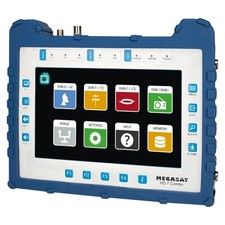 Megasat Satmessgerät HD 7 Combo Satelliten DVB-S2/C/T2 Messgerät 8,9" gebraucht