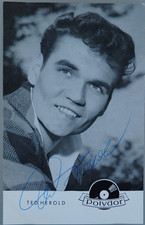 Autogramm deutscher Musiker Ted Herold (120933)