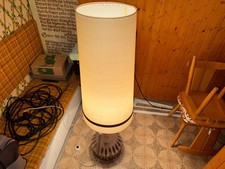 Große Vintage Stehlampe – 140 cm Höhe – Keramiksockel & Schirm
