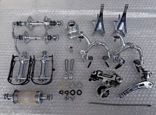 Gruppe Groupset CAMPAGNOLO SUPER RECORD Vintage 80s Titanium Eroica Colnago