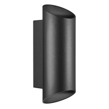 Nordlux LED Aussen Wand Lampe Leuchte NICO ROUND Aluminium Schwarz 22 GU10/35w