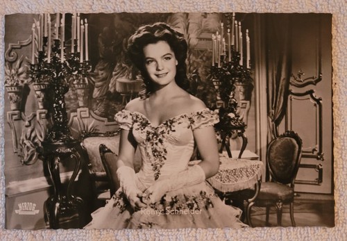 Romy schneider starpostkarte - -,